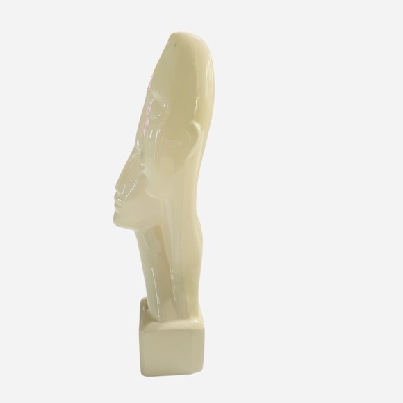 VTG Devotion statue, inspired by ancient Cycladic art Cream Couple Sculpture - Picture 4 of 14